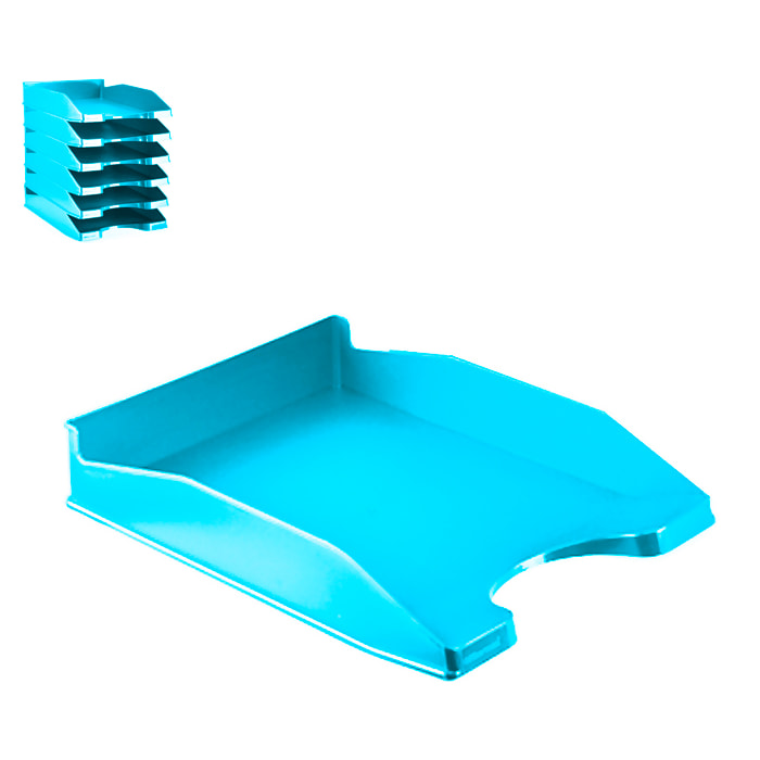 PACK 6 Uds. VASSOIO D'UFFICIO TUCQUOISE