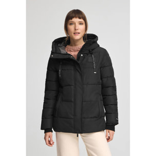 Giubbotto Iris nero con logo Polo Club