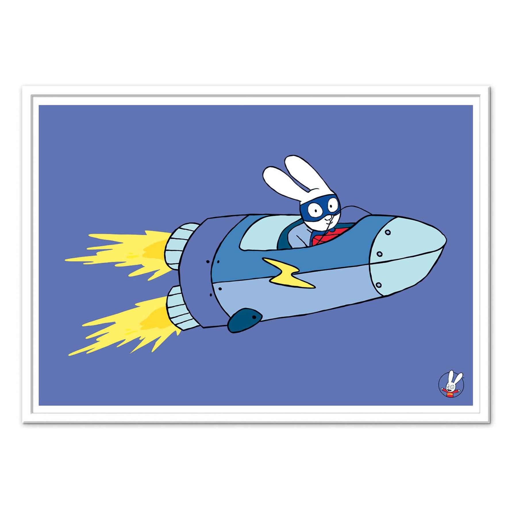 Affiche - Super Rabbit Rocket - Simon Super Rabbit