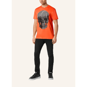 PHILIPP PLEIN T-Shirt Round Neck SKULL