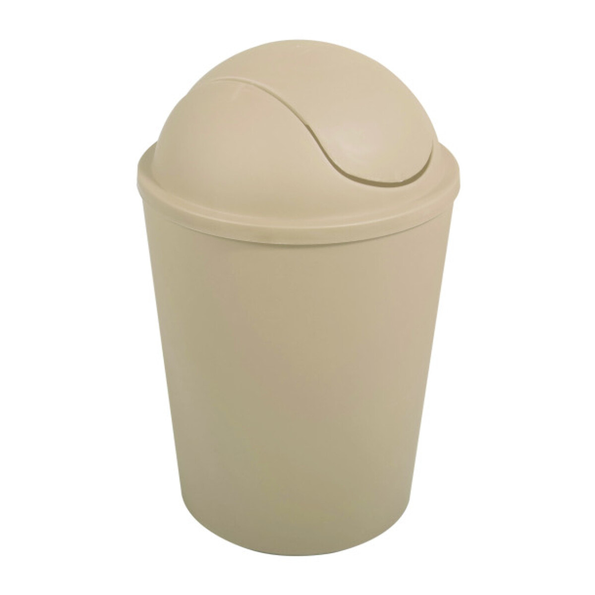 Poubelle à bascule AKO 5,5L Beige MSV