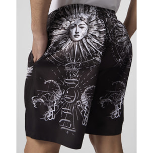 PHILIPP PLEIN Nylon Shorts Tattoo