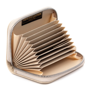 Balocco portafoglio porta carte donna. Pelle autentica Dollaro.