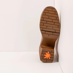 Botines con tacón 1656 NOBUCK KARAMEL/SOFIA color Karamel