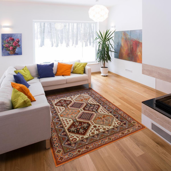Tapis petites dimensions Keju aux motifs géométriques