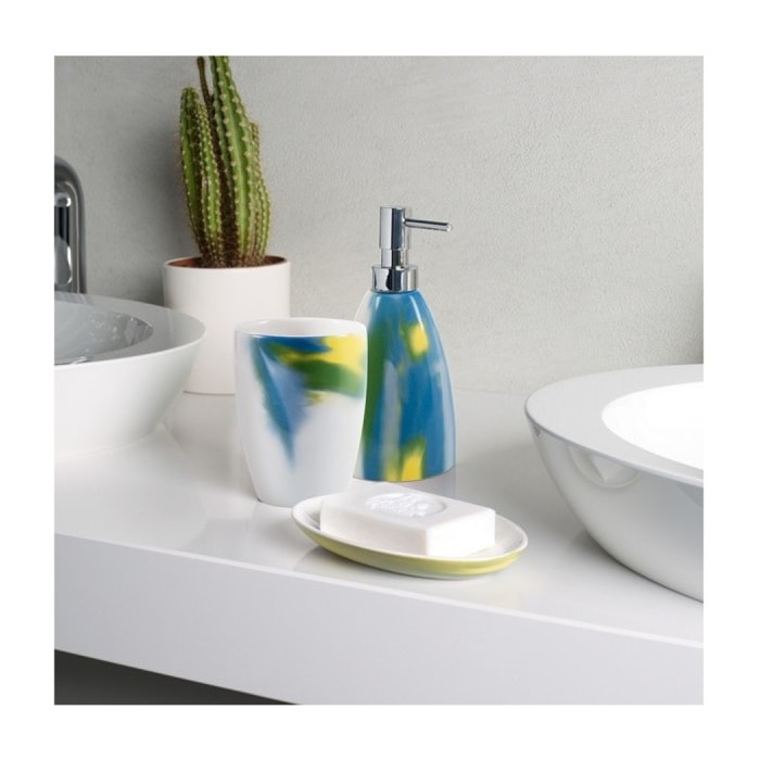 Distributeur de savon Porcelaine CHROMOTOPIA Multicolor Spirella