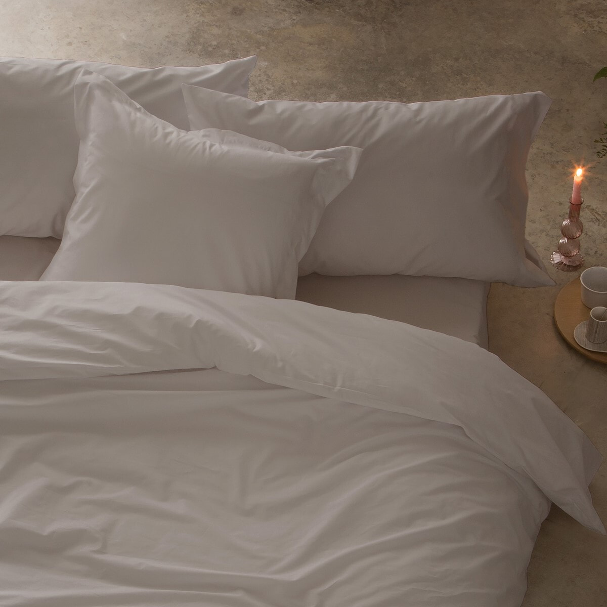 Housse de couette sakura taupe