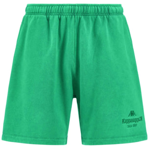 Pantaloni Corti Kappa Uomo Authentic Premium Lou Verde