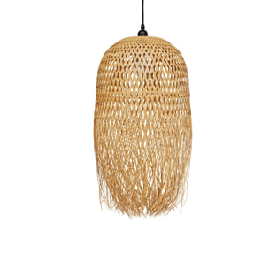 Suspension Dorva en bambou naturel