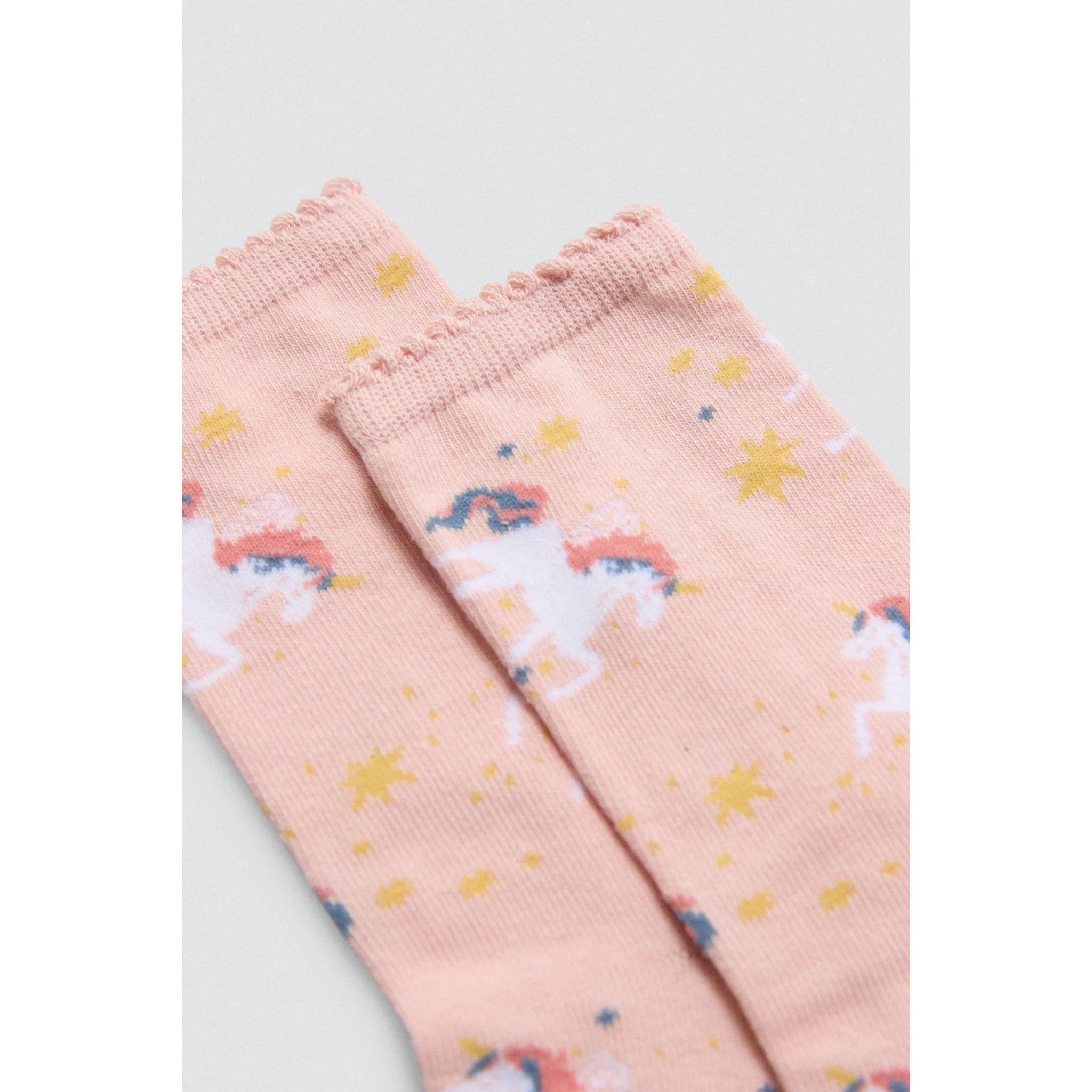 Confezione da 4 calzini stampati con unicorno per bambini