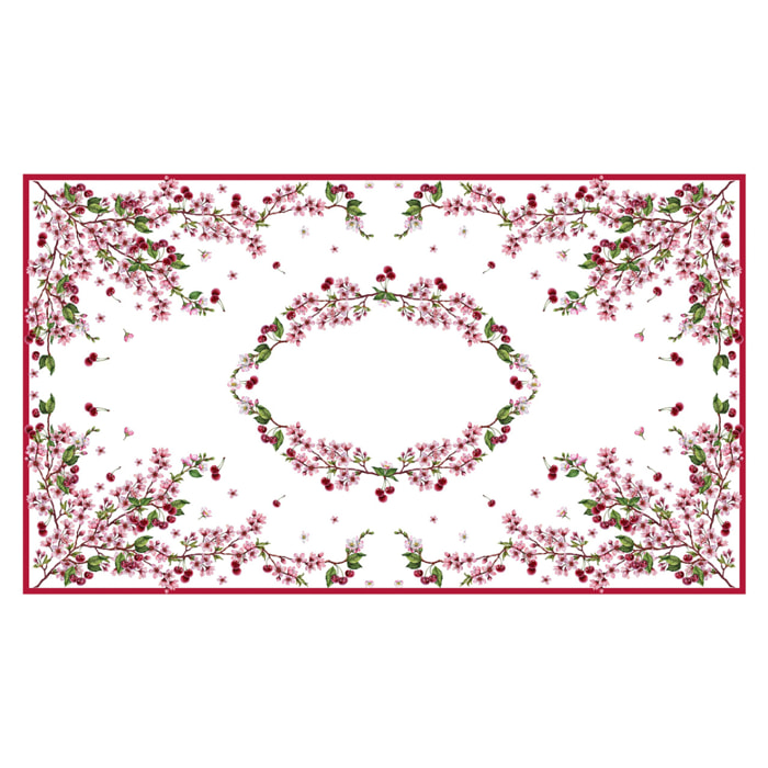 Tovaglia Stampa Digitale 100% Cotone Ciliegio GI