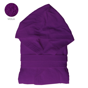 Accappatoio unisex con cappuccio e tasche