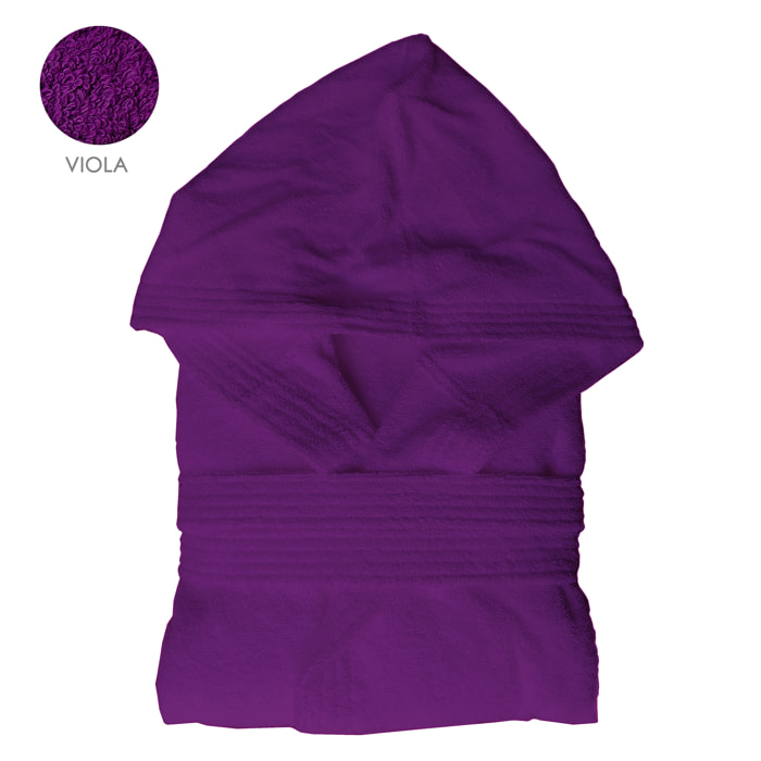 Accappatoio unisex con cappuccio e tasche