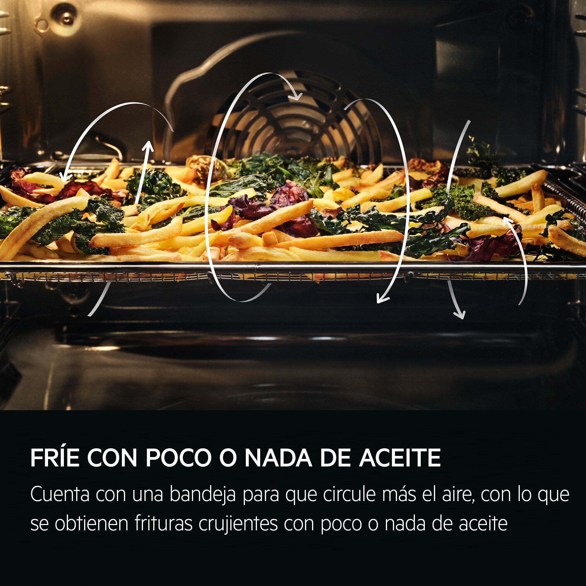 AEG Horno multifunción Serie 6000 SenseCook con Display LED Explore OS6PB511AB