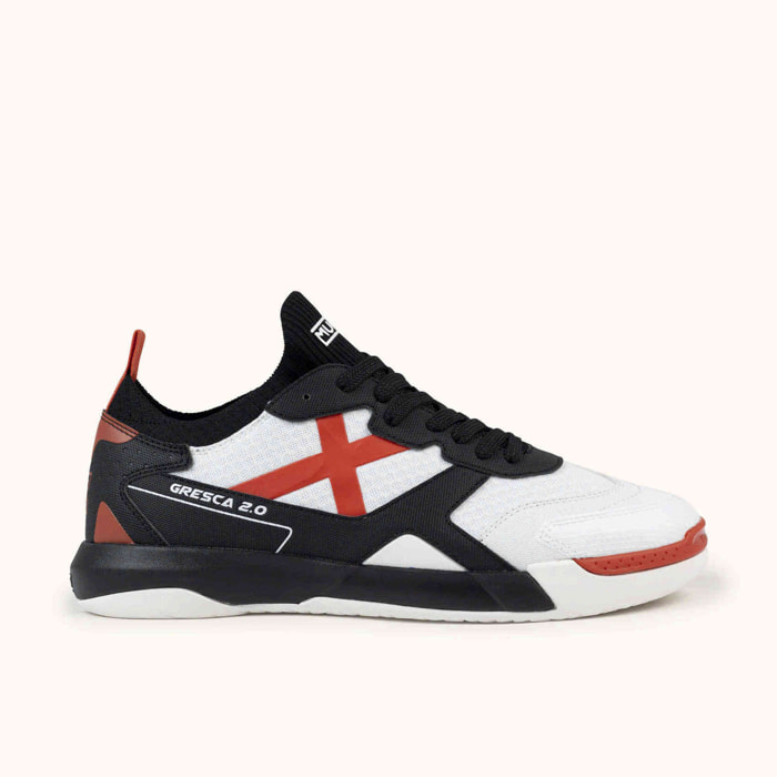 MUNICH GRESCA 2.0 11 Zapatillas de Fútbol Sala Profesionales Blanco y Negro
