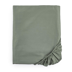 Intrecci Home Lenzuolo con Angoli, Lenzuolo Sotto in Raso di Puro Cotone Satin,Made in Italy, Morbidezza Suprema, Elegante e Confortevole, Tinta Unita
