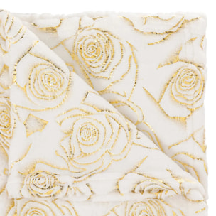 Plaid perle de rose 130x180