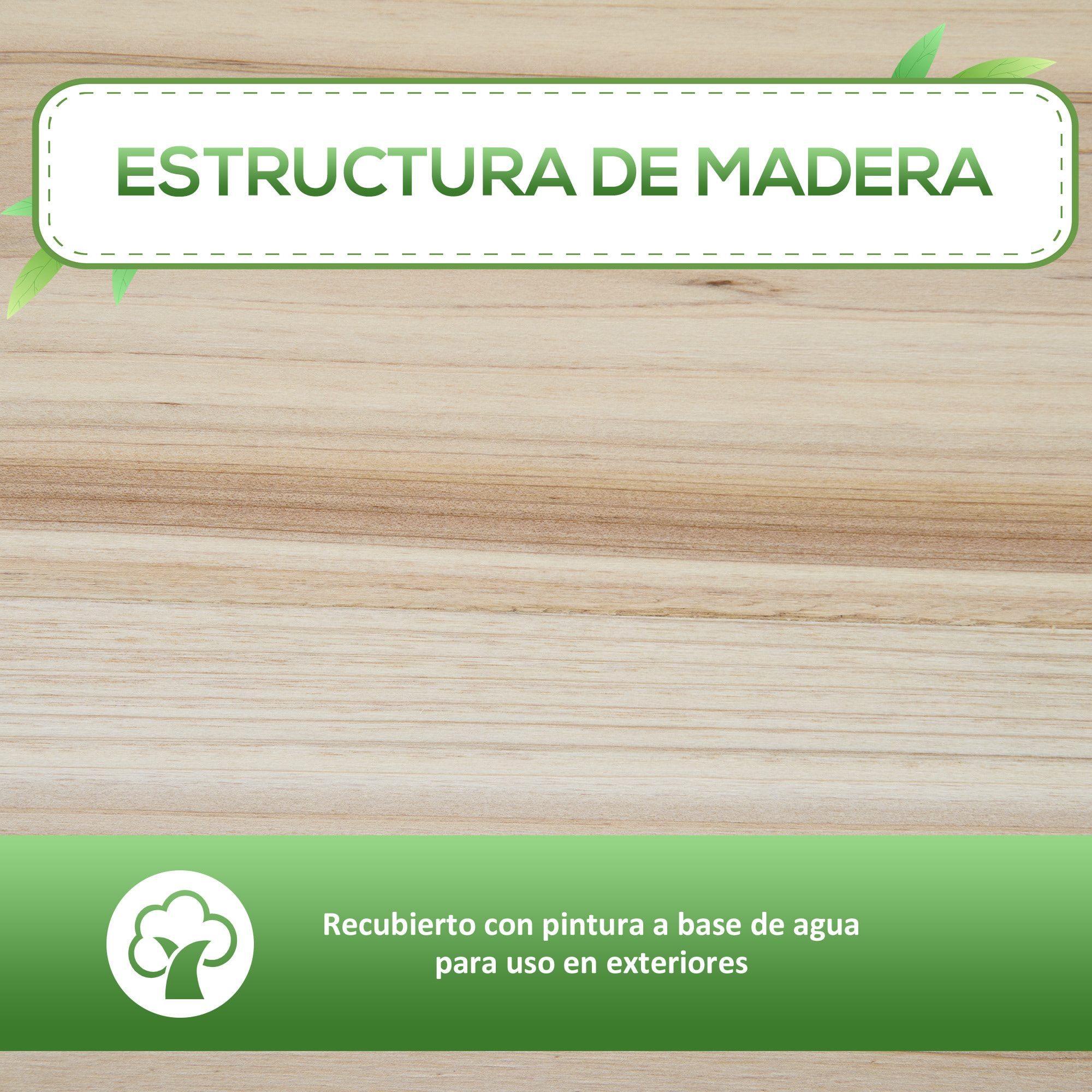 Outsunny Huerto Urbano Elevado con Estante Mesa Jardinera de Cultivo de Madera con Tela no Tejida para Cultivos Plantas Flores Jardín 90x40x81 cm Natural