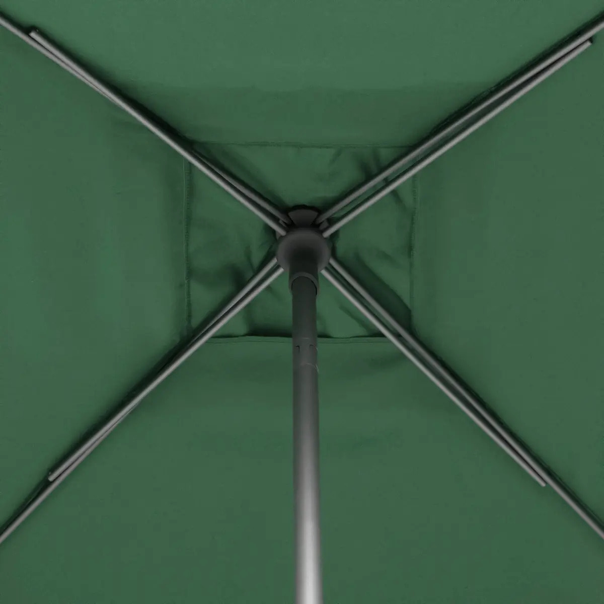 Parasol droit carré Soya Vert Olive