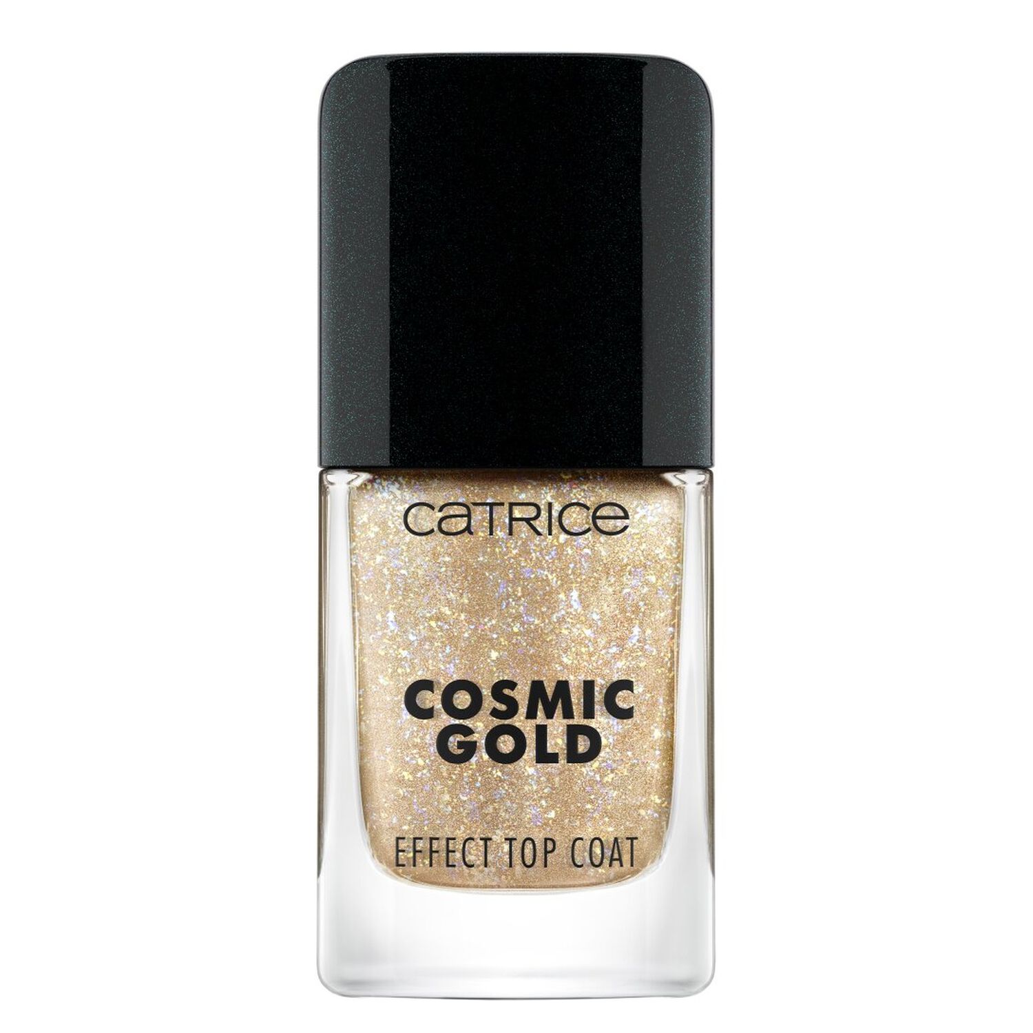 Effect Top Coat - Top coat avec paillettes irisées effet or liquide 10,50 ml