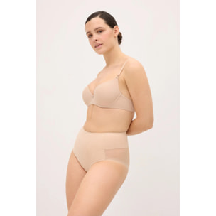 Slip vita alta donna Beige