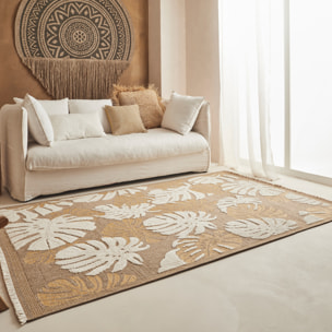 Tulum - Tapis effet jute avec motif