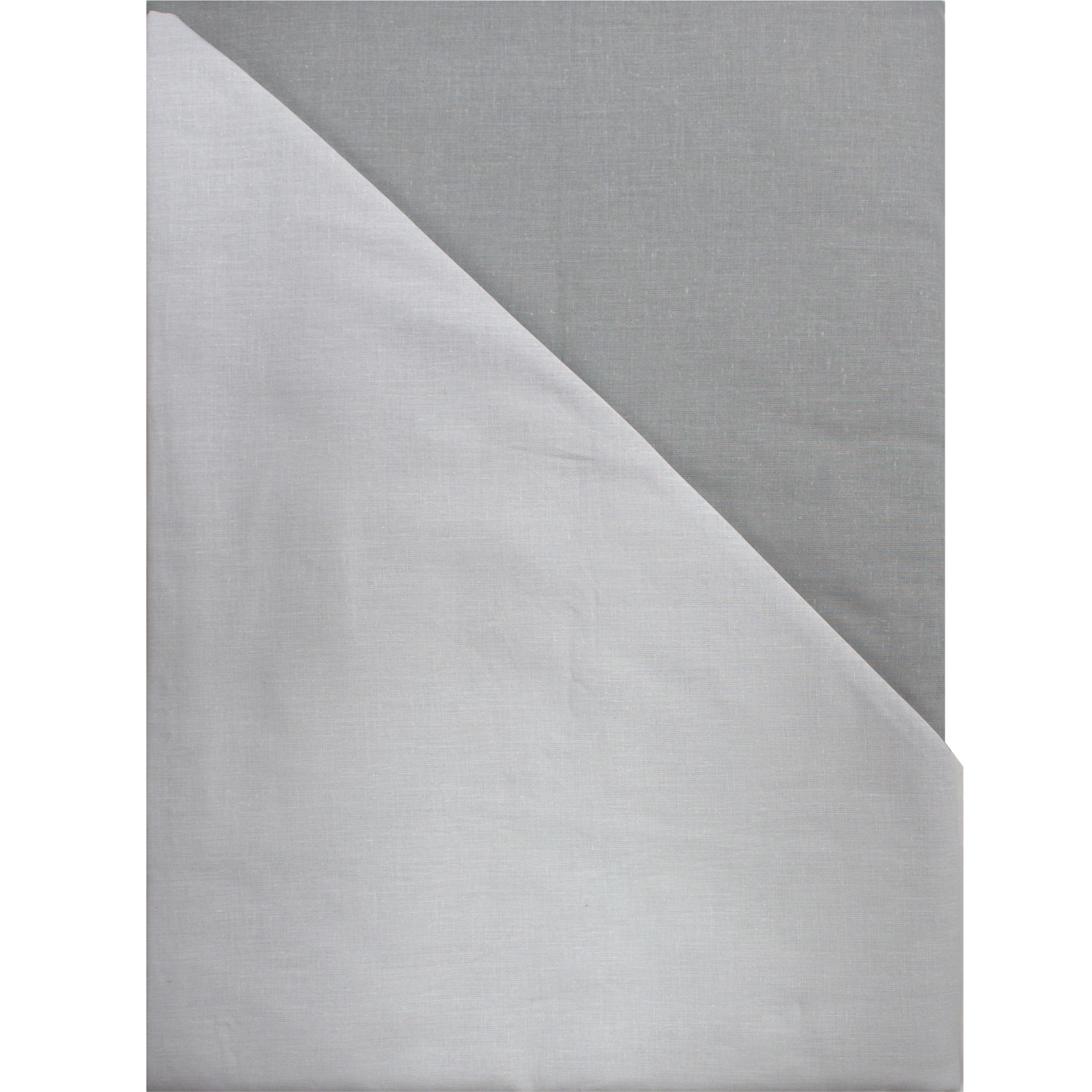 COMPLETO LENZUOLA LETTO MATRIMONIALE BICOLOR GRIGIO