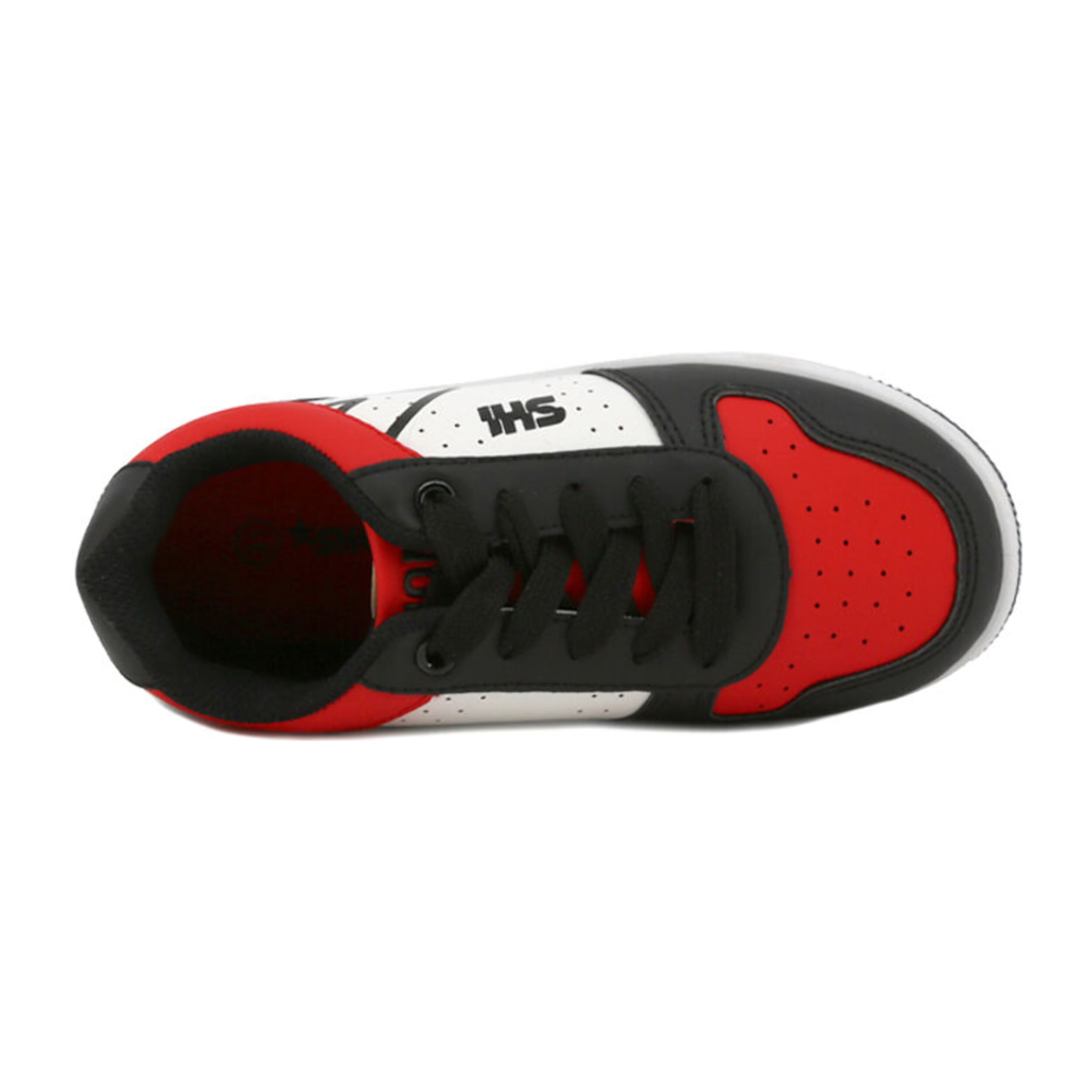 Zapatillas Sneaker para Niño- Shone 002-001 Black/Red