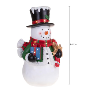 Pupazzo neve - Pezzi 1 - 36,5xH61x30cm - Bianchi Dino SpA