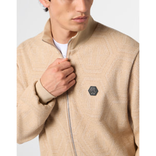 PHILIPP PLEIN Jacquard Tracksuit Jacket Monogram