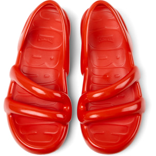 Sandalias - CAMPER Kobarah Flat - Rojo - Sintético