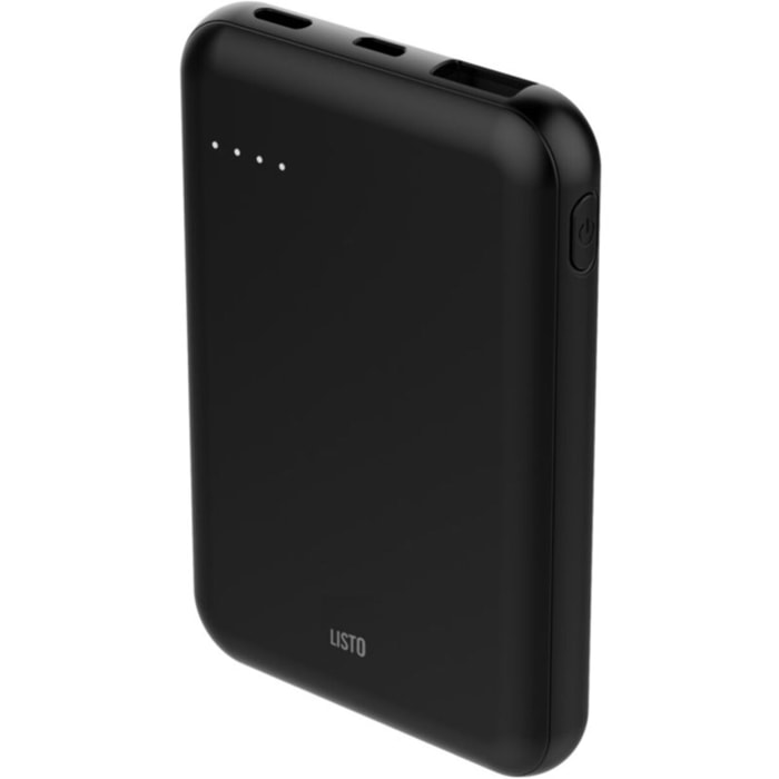 Batterie externe LISTO 5000 mAh noir