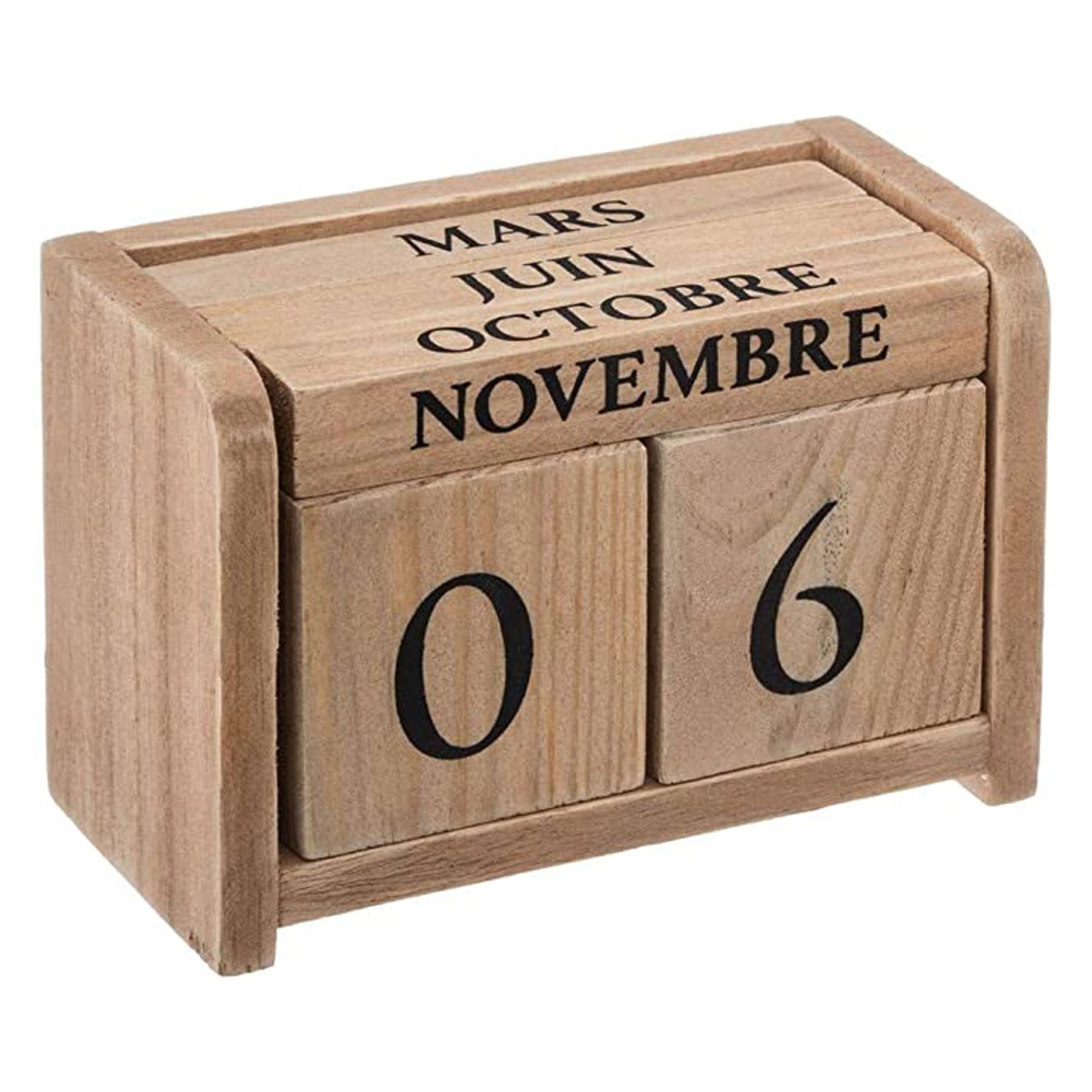 CALENDARIO DE MADERA COLONIAL