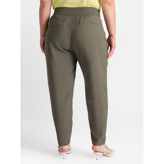 Fiorella Rubino - Pantaloni dritti - Verde militare