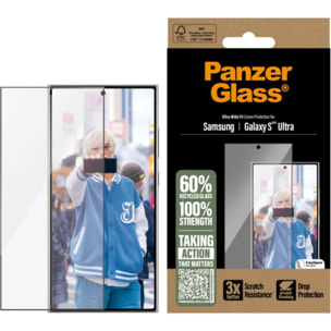 Protège écran PANZERGLASS Samsung Galaxy S25 Ultra Verre trempé
