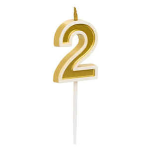 Bougie d'anniversaire Numéro 2