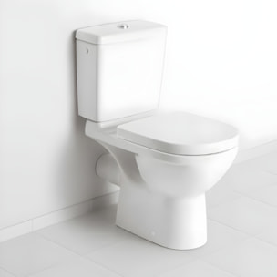 WC à poser sortie horizontale VILLEROY & BOCH O.novo Plus avec abattant frein de chute déclipsable
