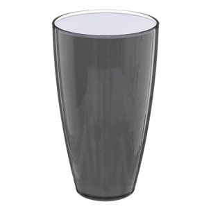 Verre 500ml "Square" gris charbon