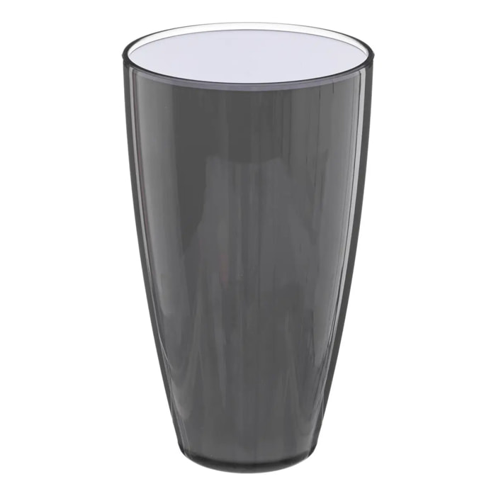 Verre 500ml "Square" gris charbon
