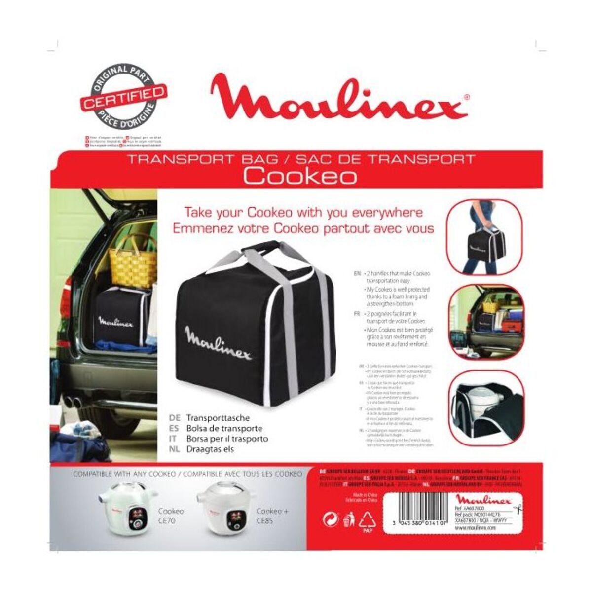 Sac MOULINEX Housse Cookeo XA607800