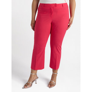 Fiorella Rubino - Pantalones con pequeños pedrería - Rojo