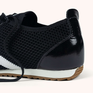 Zapatilla de Malla Técnica y Piel Estilo Retro MUNICH OSAKA 584