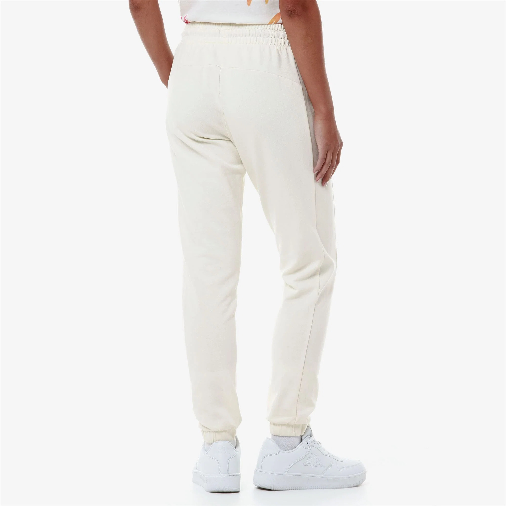 Kappa - Pantaloni Donna Bianco - LOGO FESIA