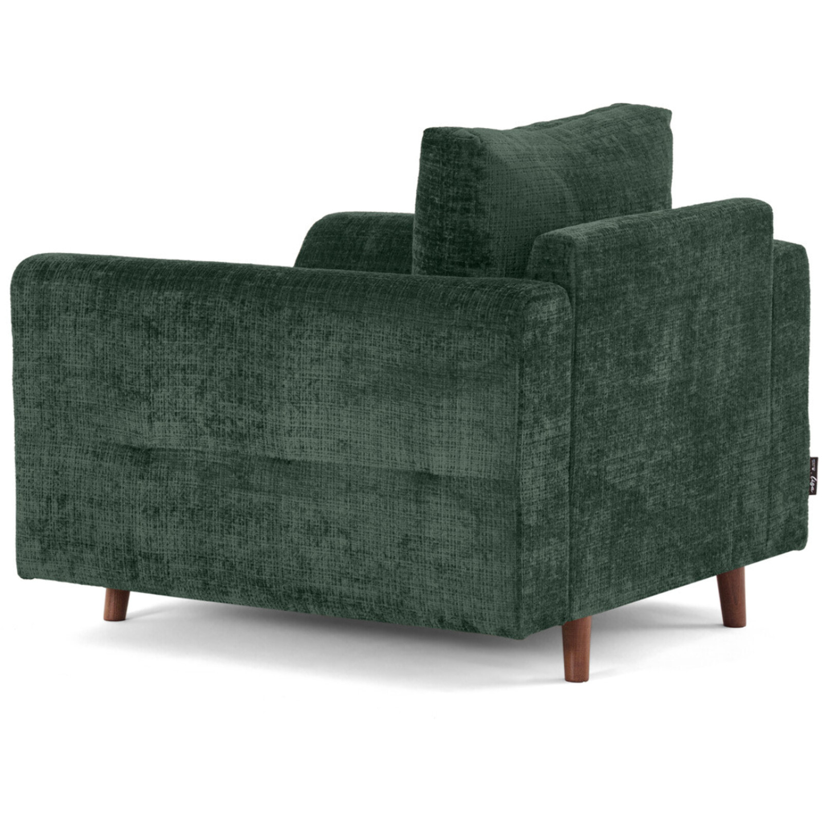 Rune - fauteuil en velours texturé - Vert