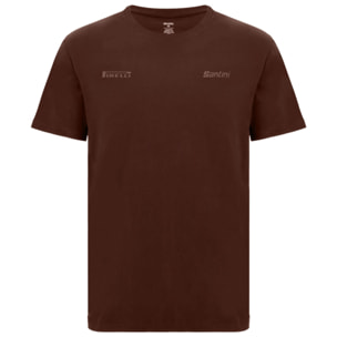 Pirelli Sport Club - T-Shirt - Chocolat - Unisex