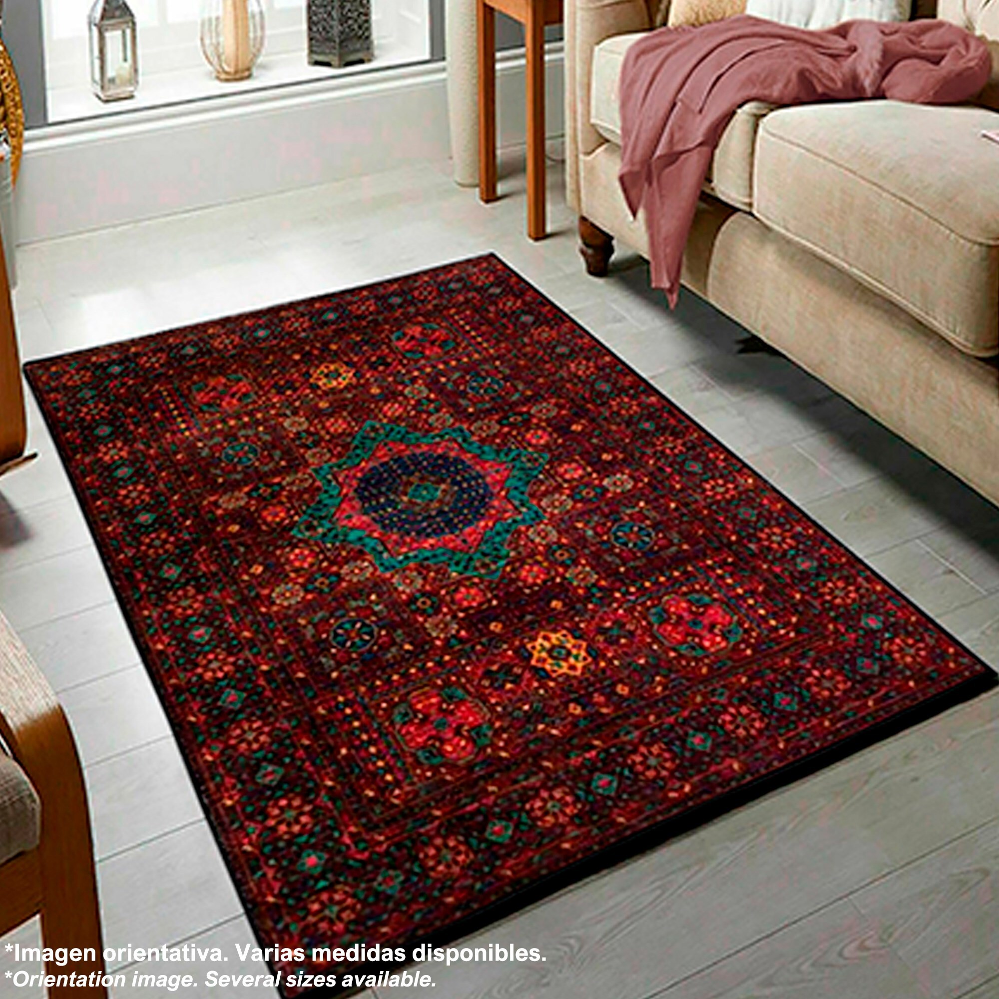 Alfombra de Poliester estampada 100 x 150cm