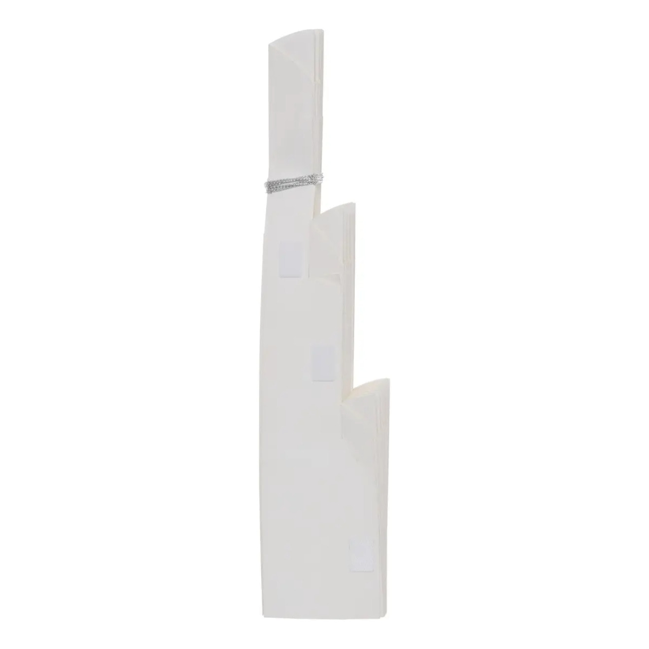 Fleur de Noël en papier blanc à suspendre 50 cm