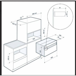 Micro ondes encastrable DE DIETRICH DKE4535X Inox Stellaire