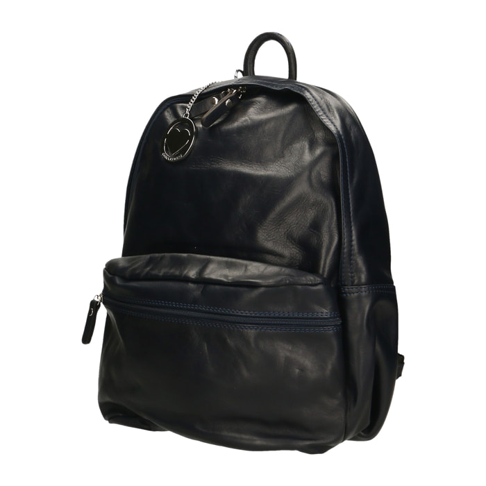 Chicca Borse Borsa Zaino Blu