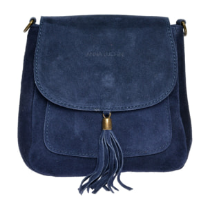 Borsa a spalla Anna Luchini Blu